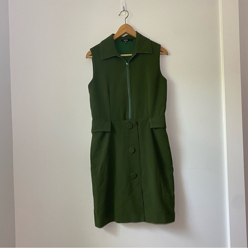 RAOUL Green Sheath Dress size 4